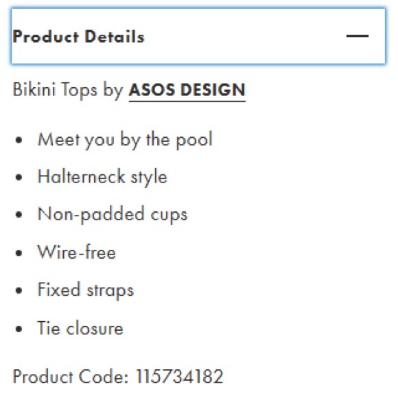 ASOS Design slinky crop top - Picture 2 of 4